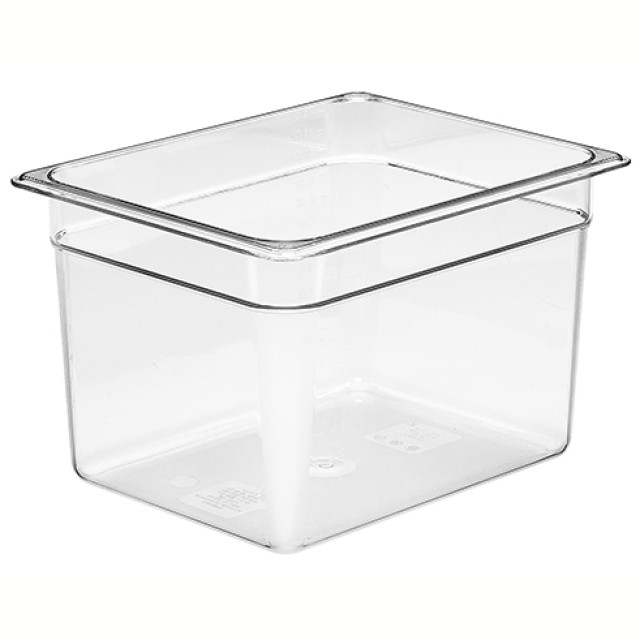 Indas maistui laikyti CAMBRO (skaidrus) (GN1 2- 26.5 x 32.5 cm, h- 20 cm, 11.7 l)