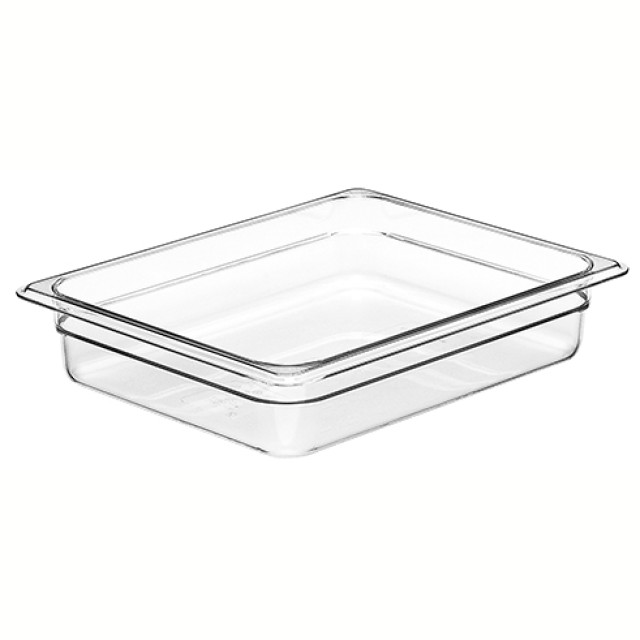 Indas maistui laikyti CAMBRO (skaidrus) (GN1 2-26.5x32.5cm, h-6.5cm, 3.9l)