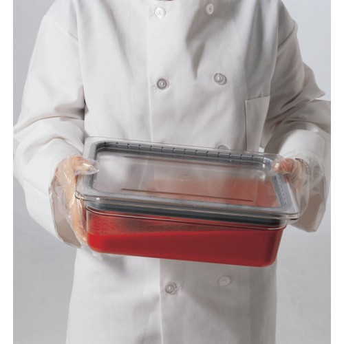 Dangtelis užspaudžiamas CAMBRO (skaidrus polikarb.) (GN1 2-26.5x32.5cm)