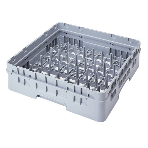 Kasetė indų plovimui CAMBRO, su paaukštinimu h-12,4 14,3cm, pilkos sp.