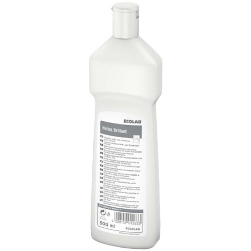 Priemonė keraminių ir nerūd. plieno paviršių valymui HELIOS BRILLANT (6x500ml)