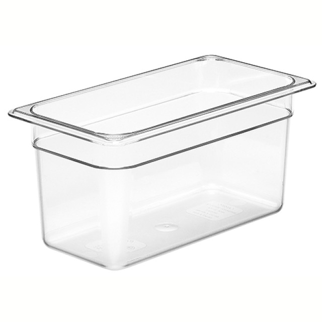 Indas maistui laikyti CAMBRO, (skaidrus) (GN1 3 - 17,6 x 32,5 cm, h-15 cm, 8,9 l)