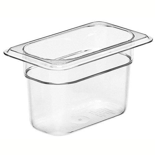 Indas maistui laikyti CAMBRO (skaidrus) (GN1 9 - 10,8 x 17,6 cm, h-10 cm, 0,85 l)