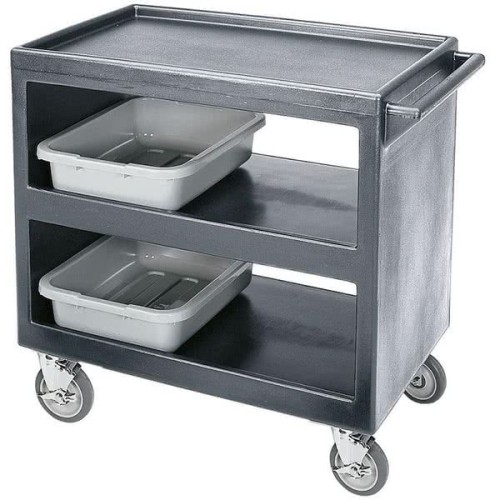 Vežimėlis aptarnavimui CAMBRO su 4 besisukančiais ratukais (3 lentynų) (95x55x88cm)