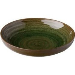 Gili lėkštė St. James Stoneware ø22,6 cm, tamsiai žalia