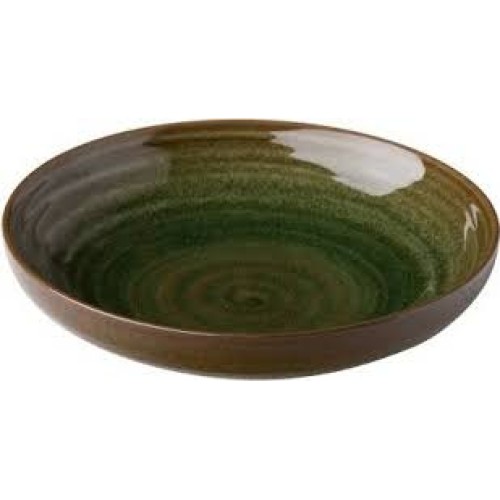 Gili lėkštė St. James Stoneware ø22,6 cm, tamsiai žalia