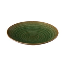Lėkštė St. James Stoneware ø21,5 cm, tamsiai žalia