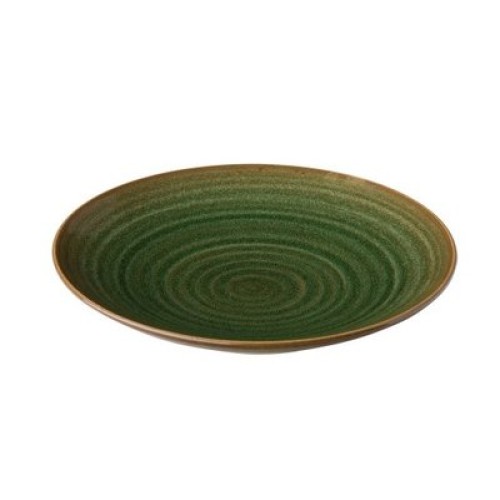 Lėkštė St. James Stoneware ø21,5 cm, tamsiai žalia