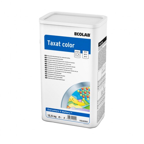 Skalbimo milteliai spalvotiems audiniams TAXAT COLOR 12,5 kg
