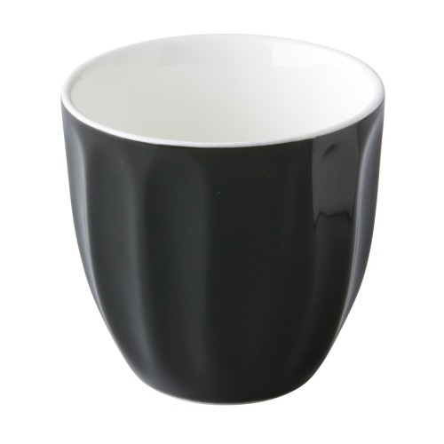 Puodelis kavai CoffeePoint 180ml, juodas (dedamas vienas ant kito)