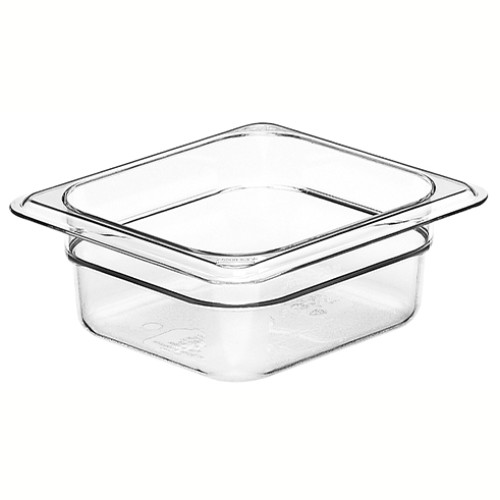 Indas maistui laikyti CAMBRO (skaidrus polikarb.) (GN1 6-16,2 x 17,6 cm, h-6,5 cm, 1,0 l)