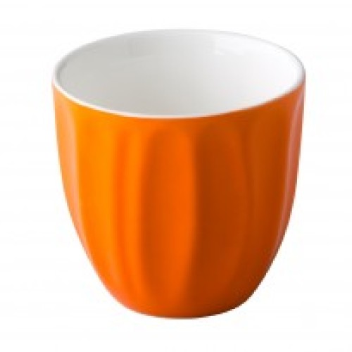 Puodelis kavai CoffeePoint 180ml, oranžinis (dedamas vienas ant kito)