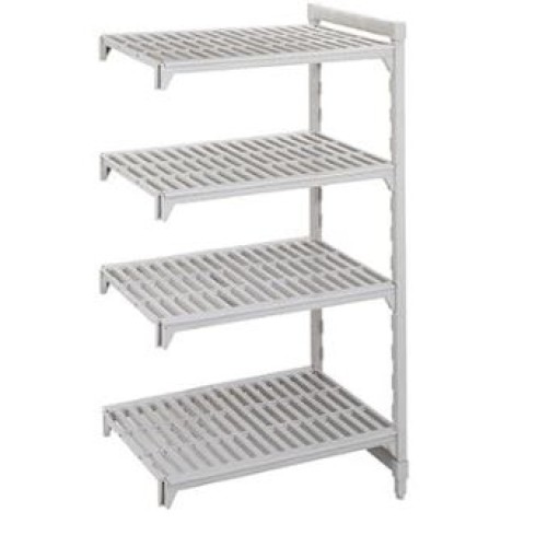 Jungiamasis rinkinys stacionariam stelažui CAMBRO Premium (0,6 x0,935 x1,8 m) (2 stovai + 2 sujungimai + 4 perforuotos lentynos))