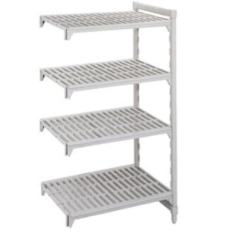 Jungiamasis rinkinys stacionariam stelažui CAMBRO Premium (0,6 x1,535 x1,8 m) (2 stovai + 2 sujungimai + 4 perforuotos lentynos))
