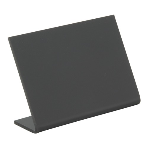 SECURIT kreidinė lentelė A8, 5 vnt., pastatoma, L formos, juoda,