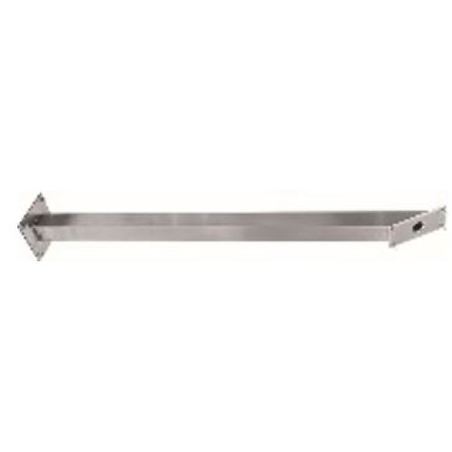 SECURIT stovas informaciniam LED stendui 120x15x6 cm, nerūd. plieno. Derinamas su baze MCS-BA-G2