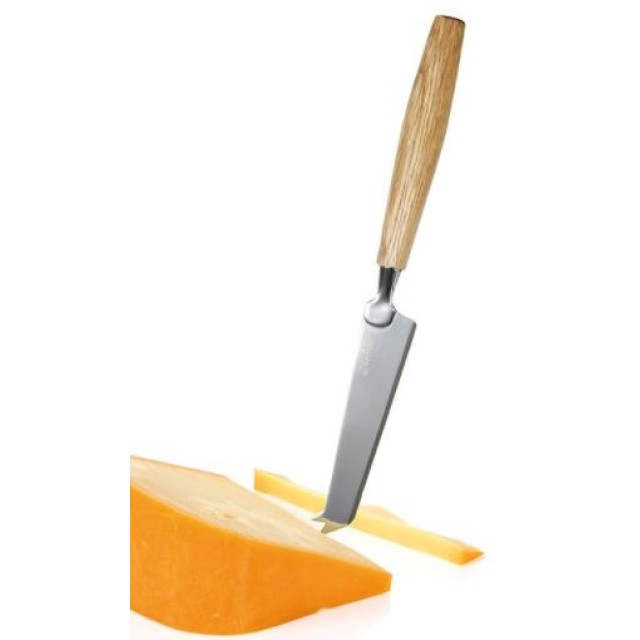 Peilis minkštam sūriui BOSKA 220x25x10 mm, ąžuolo rankena