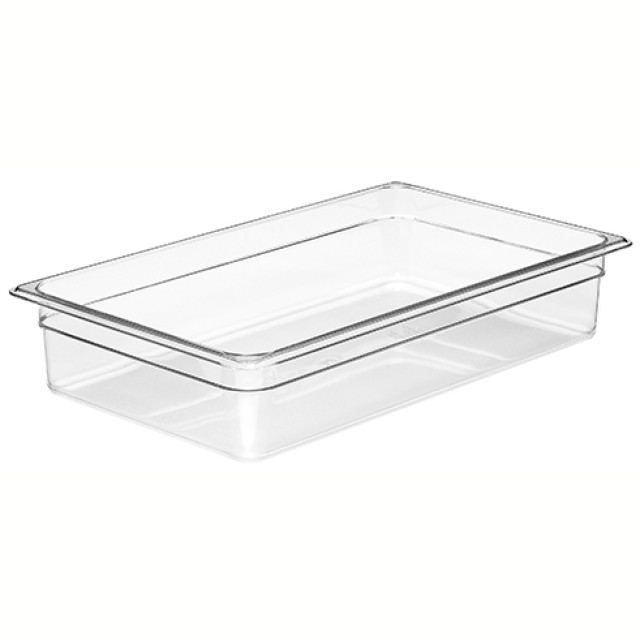 Indas maistui laikyti CAMBRO (skaidrus) (GN1 1-32,5x53cm, h-10cm, 13l)