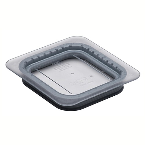 Dangtelis užspaudžiamas CAMBRO (skaidrus polikarb.) (GN1 6-16.2x17.6cm)