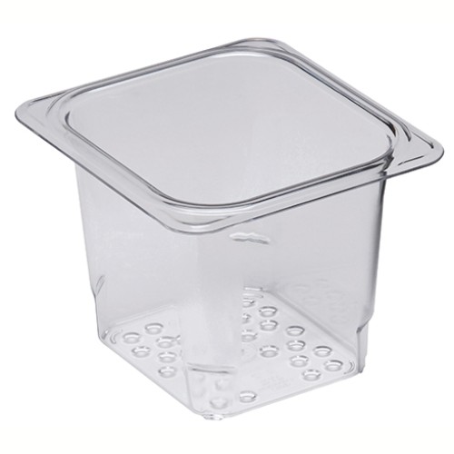 Indas-rėtis CAMBRO (skaidrus polikarb.) (GN1 6 -16,2x17,6 cm; h-12,7 cm)