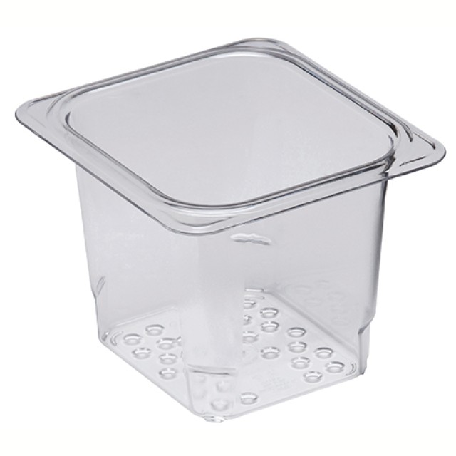 Indas-rėtis CAMBRO (skaidrus polikarb.) (GN1 6 -16,2x17,6 cm; h-12,7 cm)