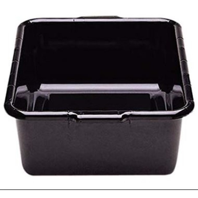 Dėžė nešvarių indų surinkimui CAMBRO Cambox (juoda, su rankenėlėmis) (38,7 x 51,4 x 12.5 cm)