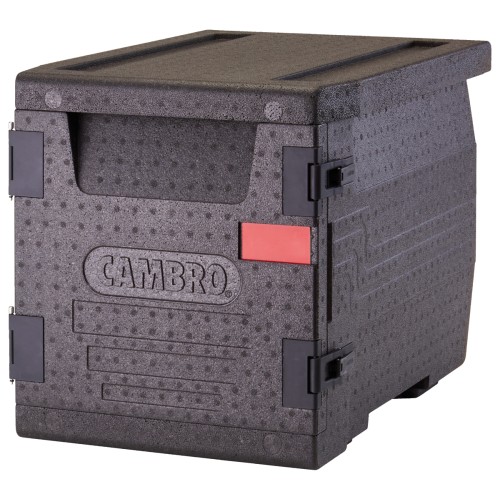 EPP Front GN indų transportavimo dėžė GoBox su durelėmis (juoda) (60 l) 64x44x47,5cm