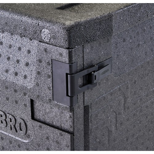 EPP Front GN indų transportavimo dėžė GoBox su durelėmis (juoda) (60 l) 64x44x47,5cm