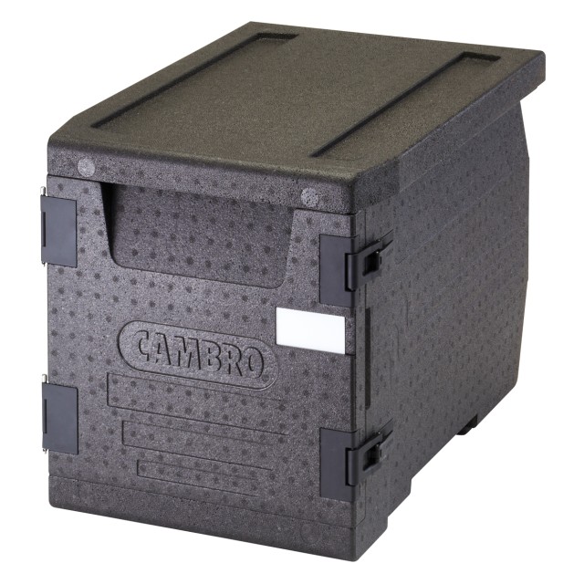 EPP Front GN indų transportavimo dėžė GoBox su durelėmis (juoda) (60 l) 64x44x47,5cm