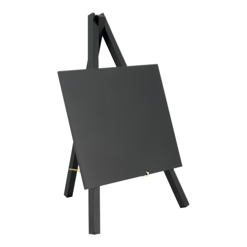 SECURIT stalo kreidinė lentelė Mini molbertas 26x15,5x3 cm, juodos sp., su žymekliu