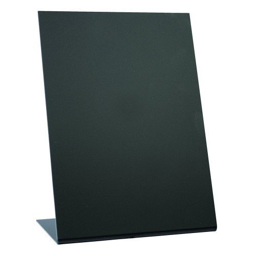 SECURIT kreidinė lentelė A5, 3 vnt., pastatoma, L formos, juoda