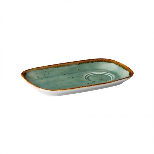 Lėkštė Q Authentic aqua 25 x 15 cm