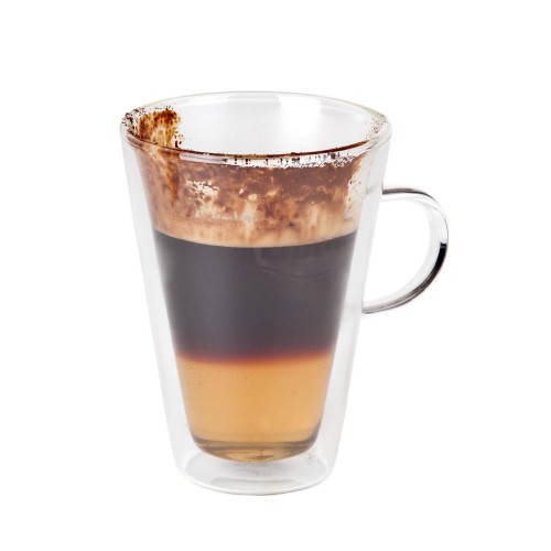Puodelis su dvigubu stiklu, 280ml, macchiato