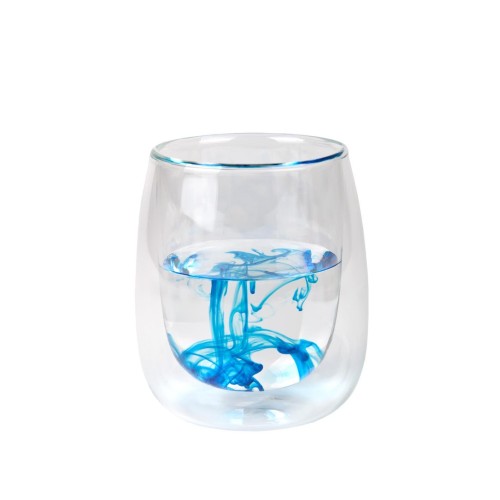 Puodelis su dvigubu stiklu 200ml, be ąselės