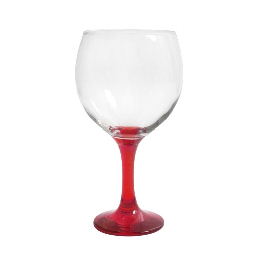 Taurė kokteiliams 645ml, raudona kojele