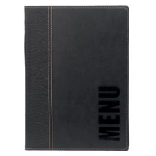 SECURIT meniu segtuvas Trendy A5, 25x18x1 cm, juodos sp.