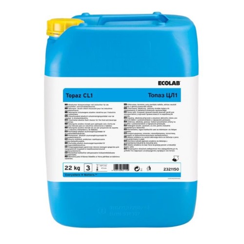 Šarminė plovimo putomis priemonė P3-TOPAZ CL1 22 kg, maisto pramonei