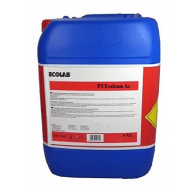 Rūgštinė plovimo putomis priemonė P3-ECOFOAM AC 24 kg, maisto pramonei