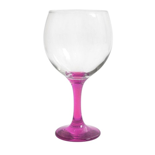 Taurė kokteiliams 645ml, rožine kojele