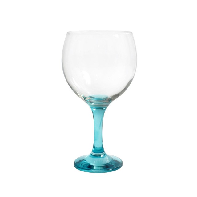 Taurė kokteiliams 645ml, mėlyna kojele
