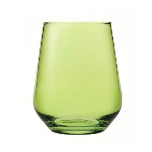 Stiklinė vandeniui Allegra žalios sp., 430ml, h-11cm