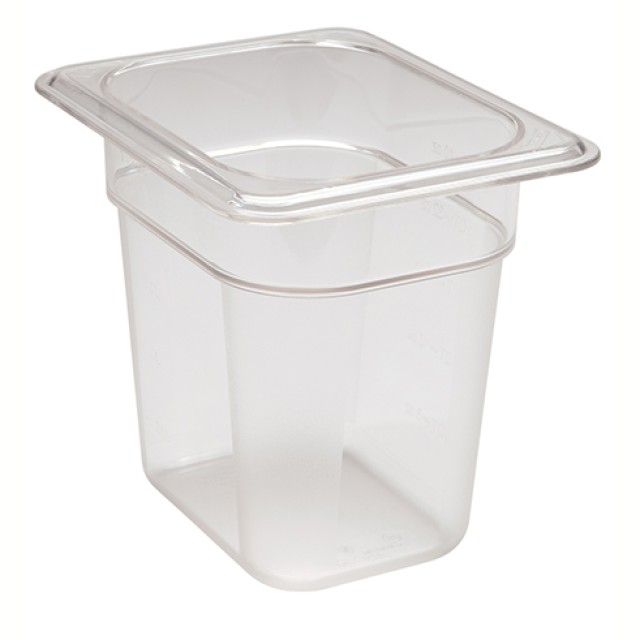 Indas maistui laikyti CAMBRO (skaidrus polikarb.) (GN1 8-16,2x13,17cm, h-15cm, 1,5l)