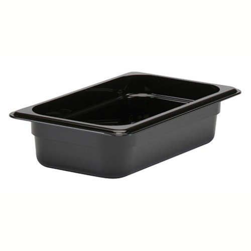 Indas maistui laikyti CAMBRO (juodas polikarb.) (GN1 4-16,2x26,5cm, h-6,5cm, 1,7l)