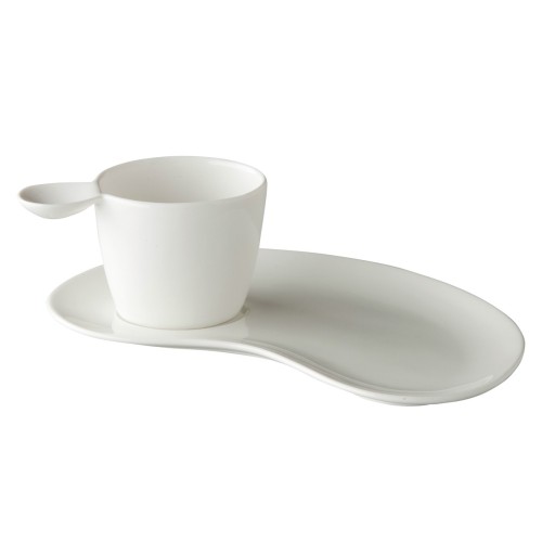 Polėkštė Q Fine China Amuse 20,5 cm, ovalo formos