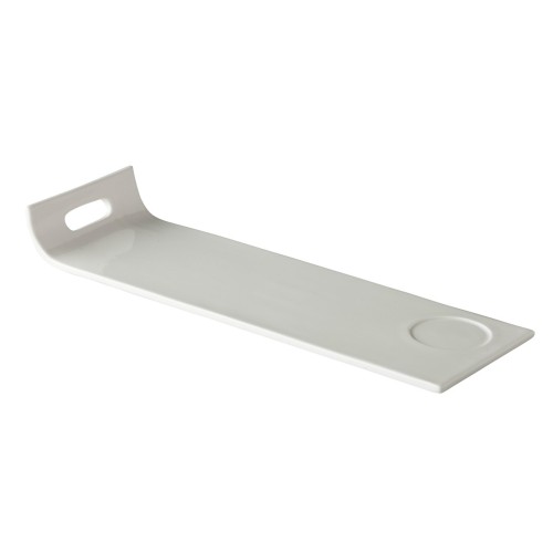 Lėkštė Q Fine China su rankena 38 x 12,5 cm, stačiakampė