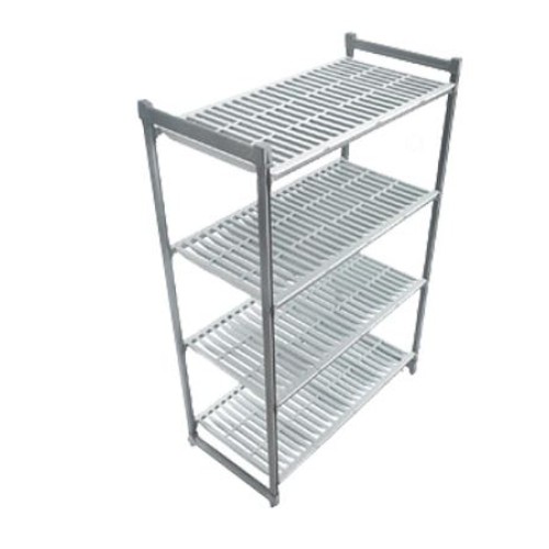 Stelažas su sujungimais CAMBRO Basics series su 4 perforuotomis lentynomis (610x1380x1830mm)