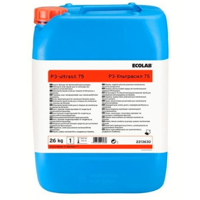 Rūgštinė priemonė P3-ULTRASIL 75 26 kg, maisto pramonei