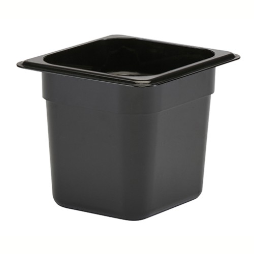 Indas maistui laikyti CAMBRO (juodas polikarb.) (GN1 6-16.2x17.6cm, h-15cm, 2.2l)