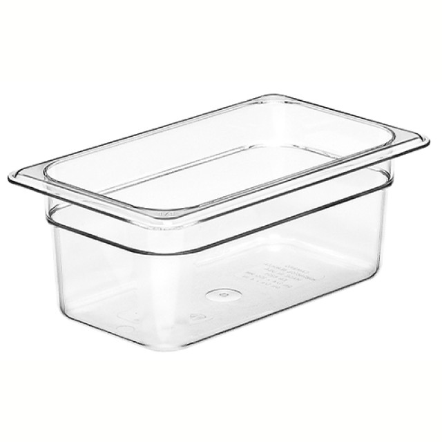 Indas maistui laikyti CAMBRO (skaidrus polikarb.) (GN1 4-16,2x26,5cm, h-10cm, 2,5l)