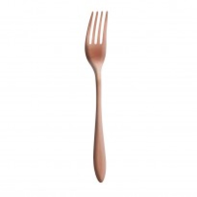 Desertiniė šakutė 17,5 cm, matinė bronzinė